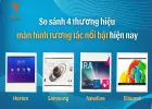 So sánh các loại màn hình tương tác nổi bật nhất hiện nay: Horion, Samsung, Newline, Eiboard